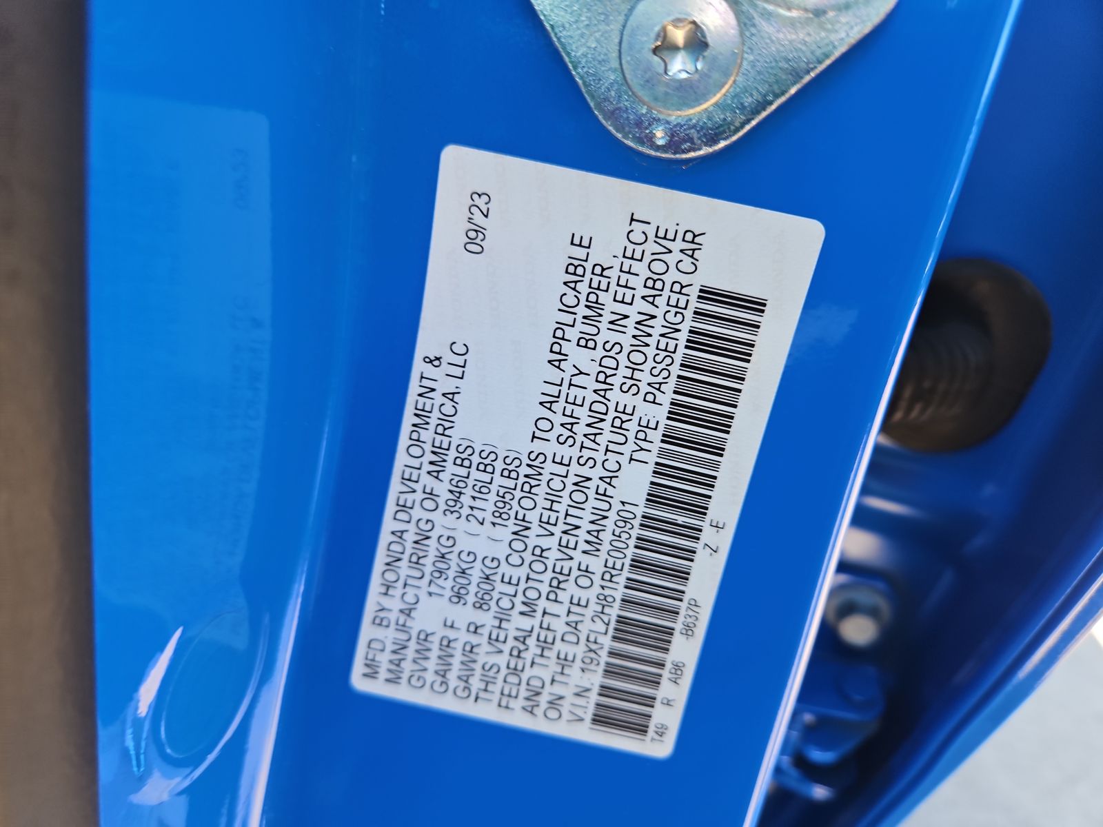 2024 Honda Civic Hatchback Sport