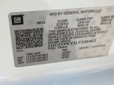 2020 Chevrolet Silverado 2500 HD LTZ