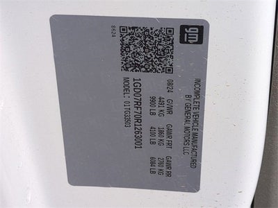 2024 GMC Savana Cutaway 3500 1WT