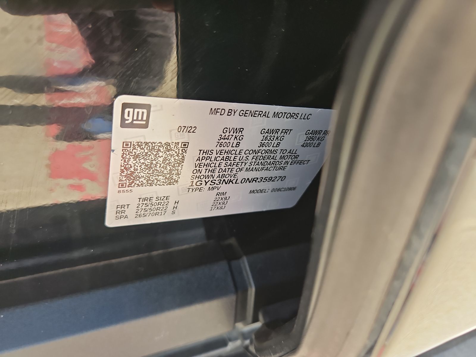 2022 Cadillac Escalade ESV Sport