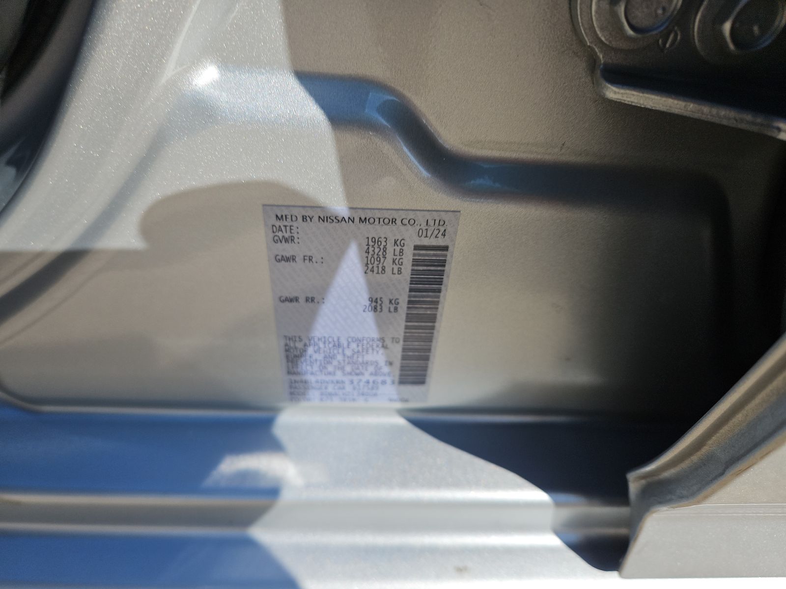 2024 Nissan Altima 2.5 SV