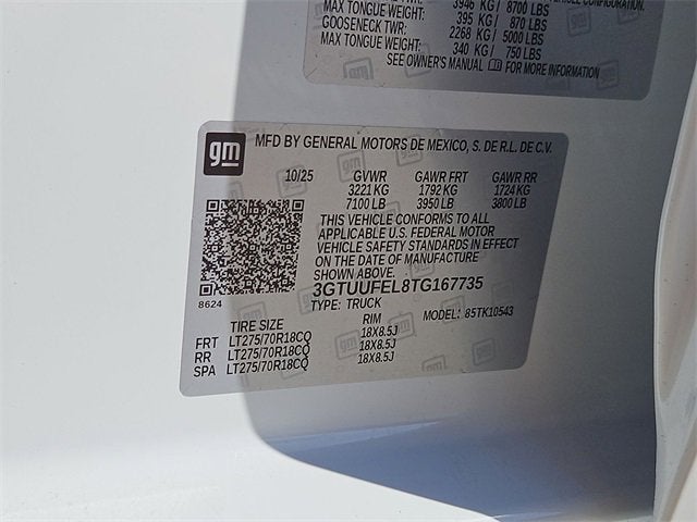 2026 GMC Sierra 1500 AT4X