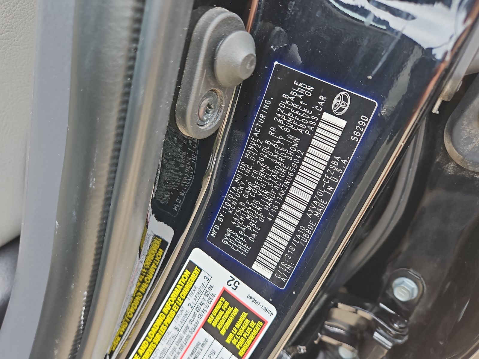 2022 Toyota Camry SE