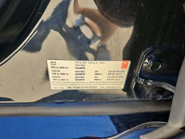 2019 Tesla Model S Long Range