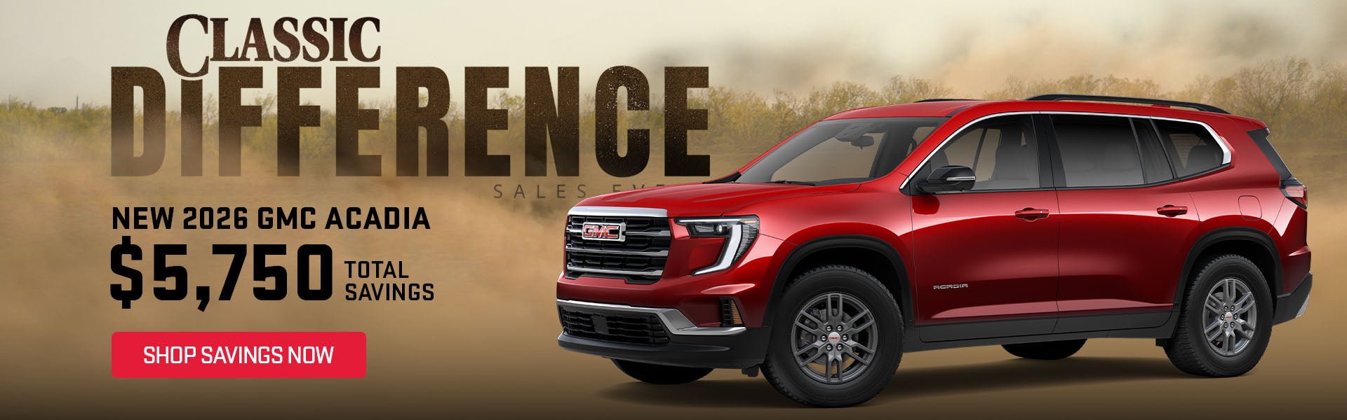 New 2026 GMC Acadia - $5,750 in Total Savings