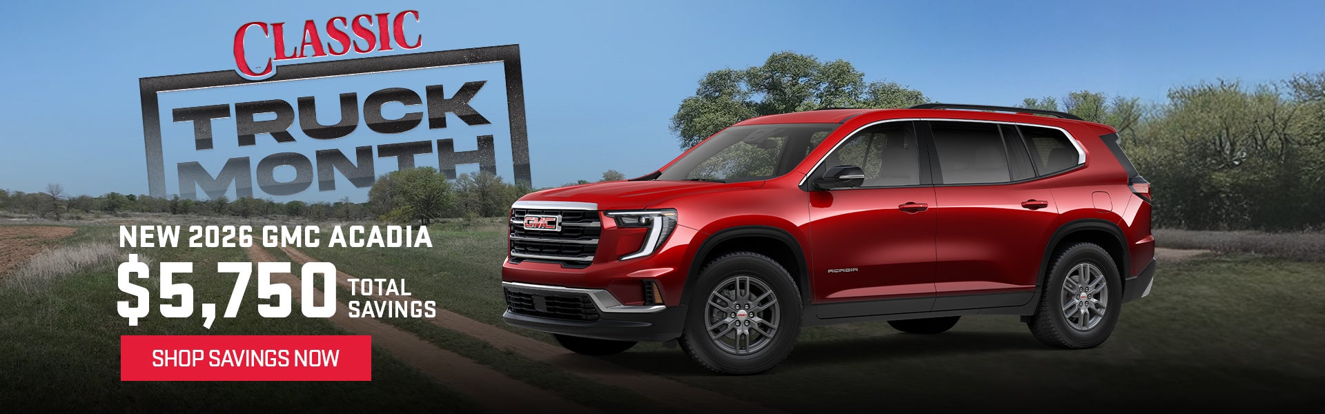 New 2026 GMC Acadia - $5,750 in Total Savings