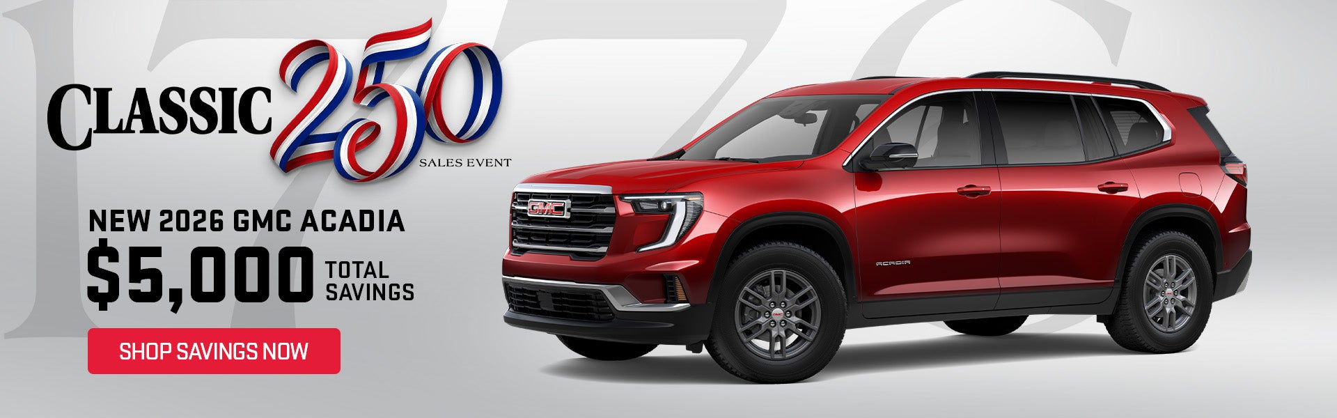 New 2026 GMC Acadia