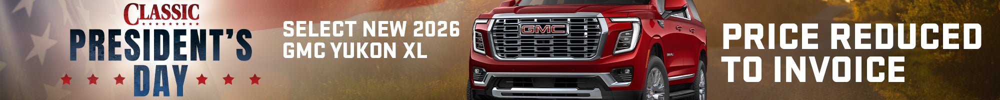 New 2026 GMC Yukon XL